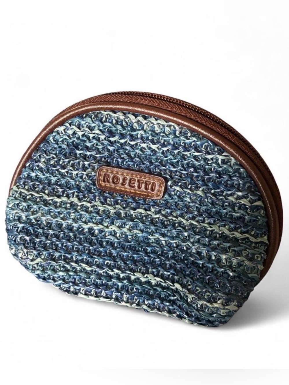 Vintage Rosetti Woven Coin Pouch